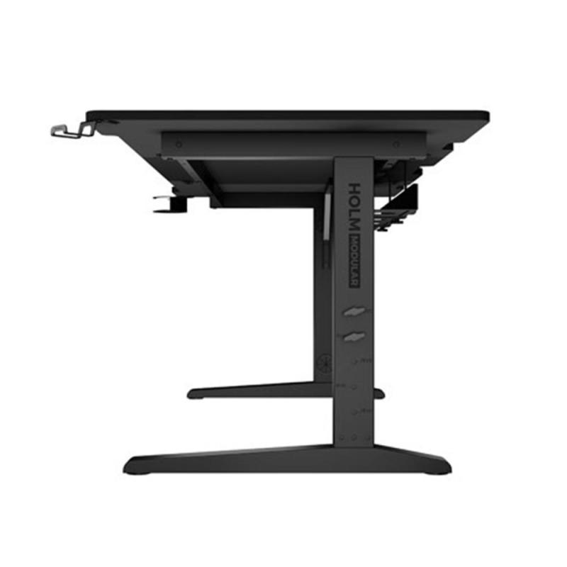 Mesa gaming genesis holm modular 180 rgb negro 180x75 cm