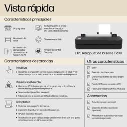 Plotter hp designjet t250 a1 - usb - red - wifi
