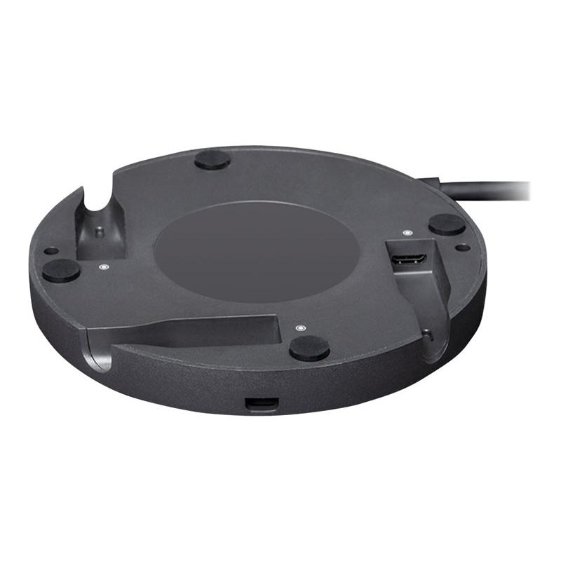 Base de microfono logitech rally mic pod hub