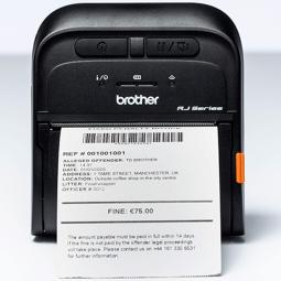 Impresora de etiquetas y tickets portatil brother rj3035b 16mb flash ram -  32mb ram -  micro usb 2.0 -  bluetooth - Imagen 1