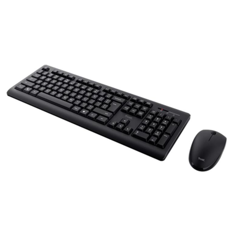 Teclado + raton trust primo inalambrico