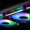 Kit de 4 ventiladores coolbox infinity pro argb 120mm