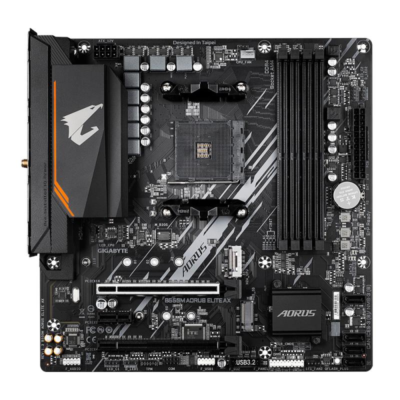 Placa base gigabyte b550m aorus elite ax am4 matx 4xddr4