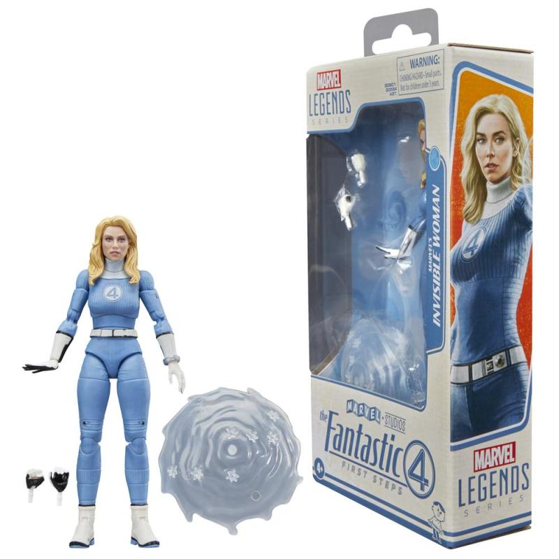 Figura hasbro marvel legends series los 4 fantasticos: primeros pasos mujer invisible