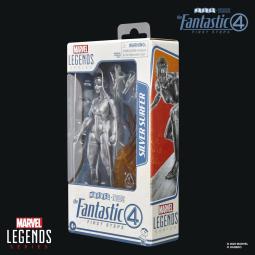 Figura hasbro marvel legends series los 4 fantasticos: primeros pasos silver surfer