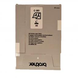 Pack de papel termico brother c211s a6 10 unidades 30 hojas - unidad - Imagen 1