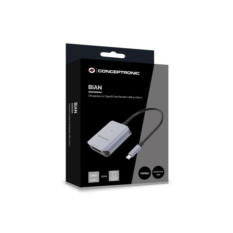 Lecto de tarjetas usb tipo c conceptronic bian08g