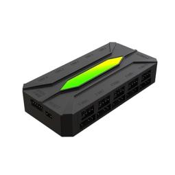 Keep out hub ventiladores x - fhub10 10 ports argb