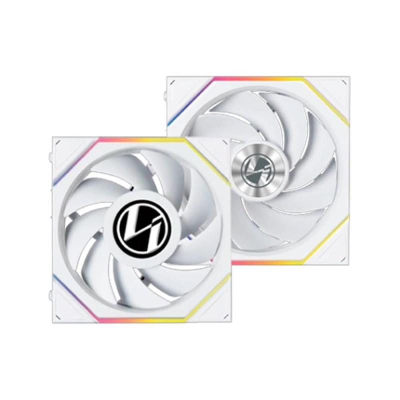Ventilador caja lian li unifan tl - lcd wireless argb 3 x 120mm white