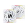 Ventilador caja lian li unifan tl - lcd wireless argb 3 x 120mm white