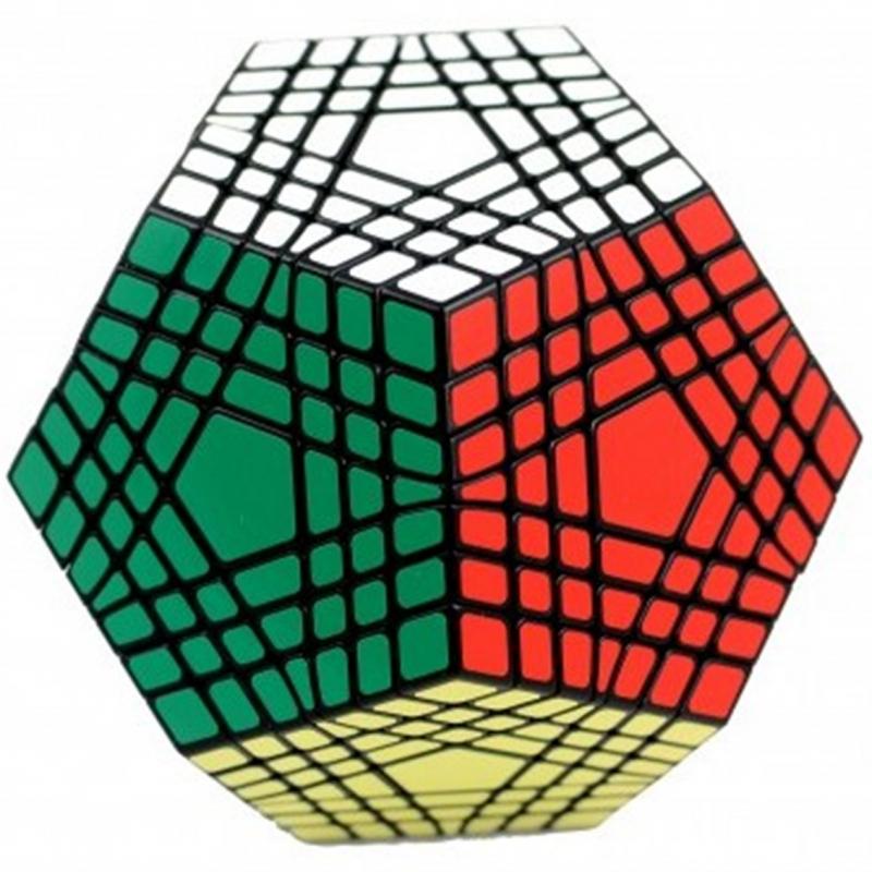 Cubo de rubik dodecaedro shengshou teramix 7x7x7 negro - Imagen 1