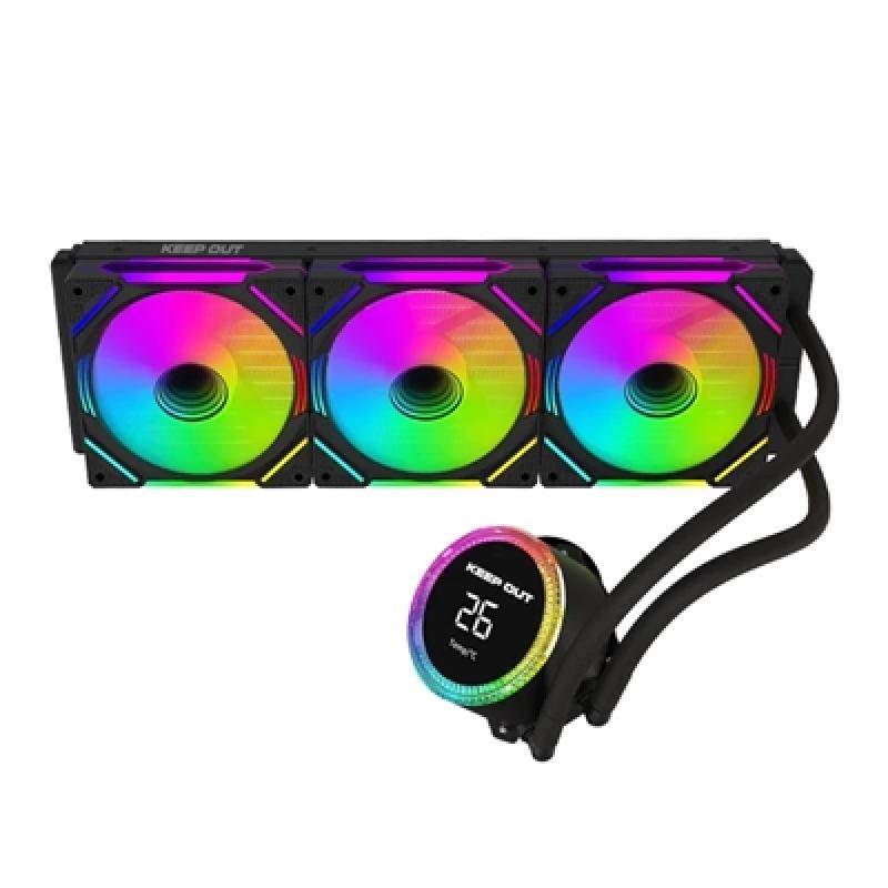 Keep out refrig. liquida xwc - 360 pro display black