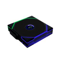 Ventilador caja lian li unifan tl - lcd wireless argb 3 x 120mm black