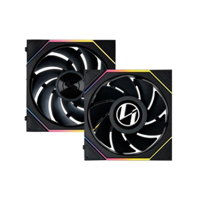 Ventilador caja lian li unifan tl - lcd wireless argb 3 x 120mm black