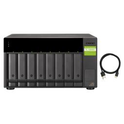 Servidor nas qnap tl - d800c 8 bahias
