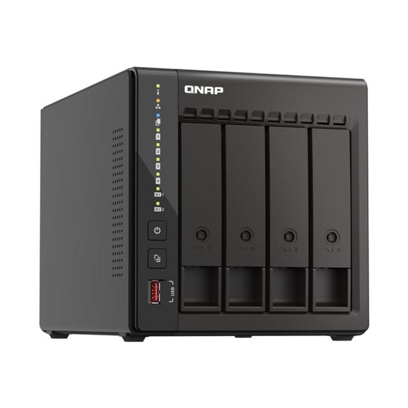 Servidor nas qnap ts - 453e - 8g 4 bahias 8gb gigabit ethernet