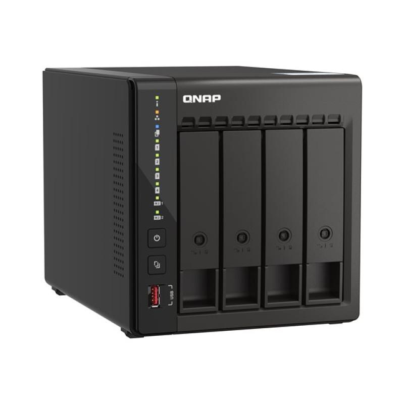 Servidor nas qnap ts - 453e - 8g 4 bahias 8gb gigabit ethernet