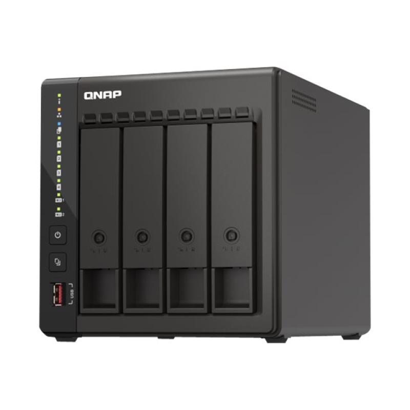 Servidor nas qnap ts - 453e - 8g 4 bahias 8gb gigabit ethernet