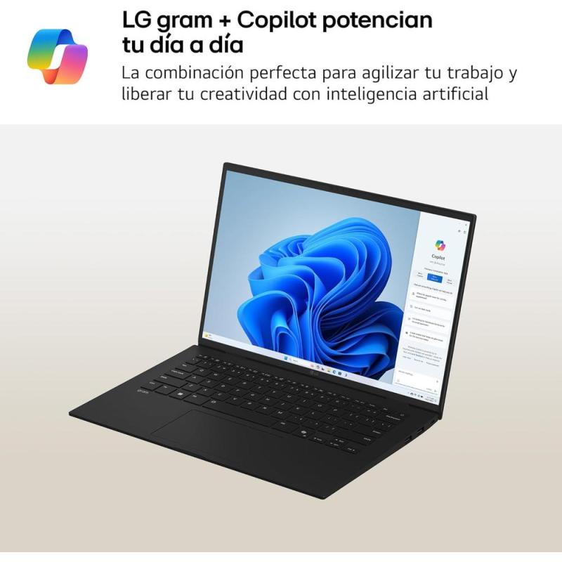Portatil lg gram 17z90t - g intel core ultra 7 255h 32gb ssd1tb w11 17 pulgadas