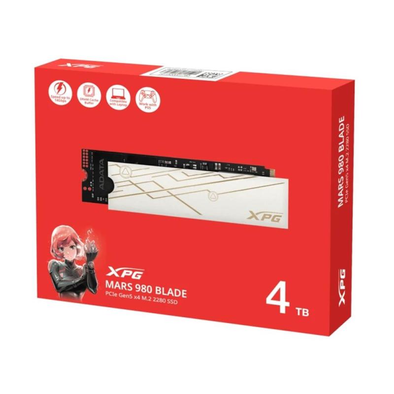 Disco duro interno solido ssd adata mars 980 blade 4tb pci express