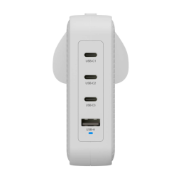 Cargador pared hyper hyperjuice 145w 1x usb tipo a 3x usb tipo c