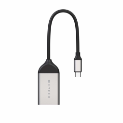 Adaptador usb tipo c a rj45 hyper macho - hembra