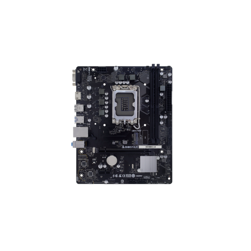 Placa base biostar h610mhc 2.0 lga1700 matx