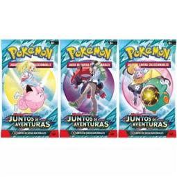 Pokemon tcg escarlata y púrpura juntos de aventuras sobre suelto