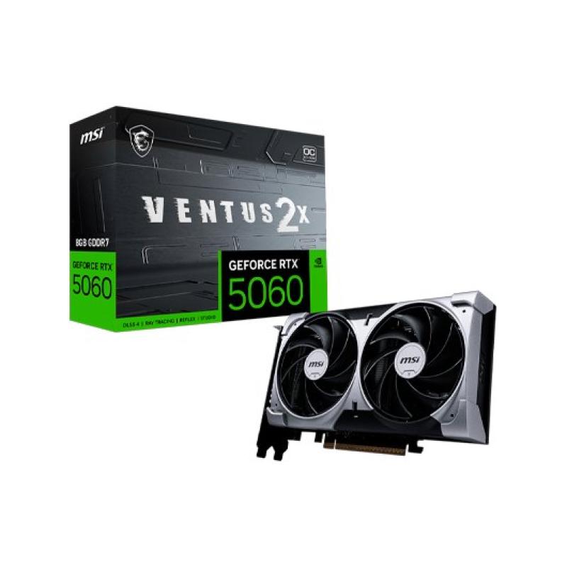 Tarjeta grafica msi rtx 5060 8gb ventus 2x oc gddr7