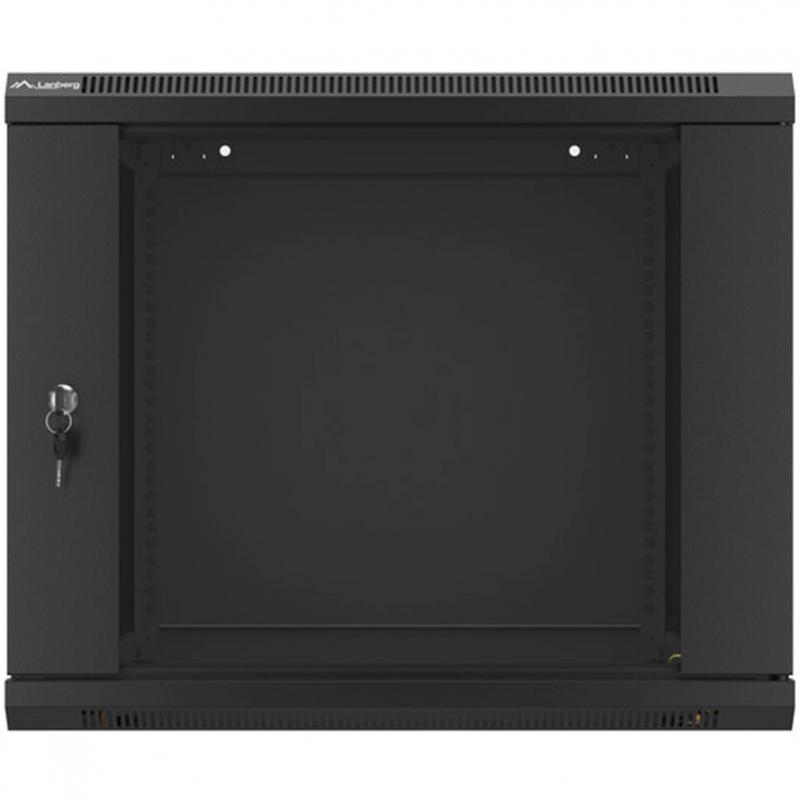 Armario rack lanberg 9u 600x600x501 auto ensamblado 19pulgadaspulgadas hasta 60 kg negro - Imagen 1