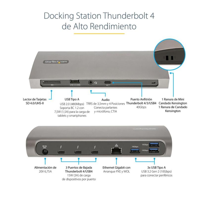 Docking station startech 11 en 1