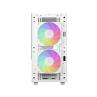 Caja ordenador gaming deepcool matx ch360 argb cristal templado blanca