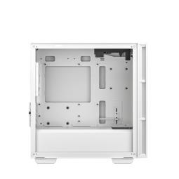 Caja ordenador gaming deepcool matx ch360 argb cristal templado blanca