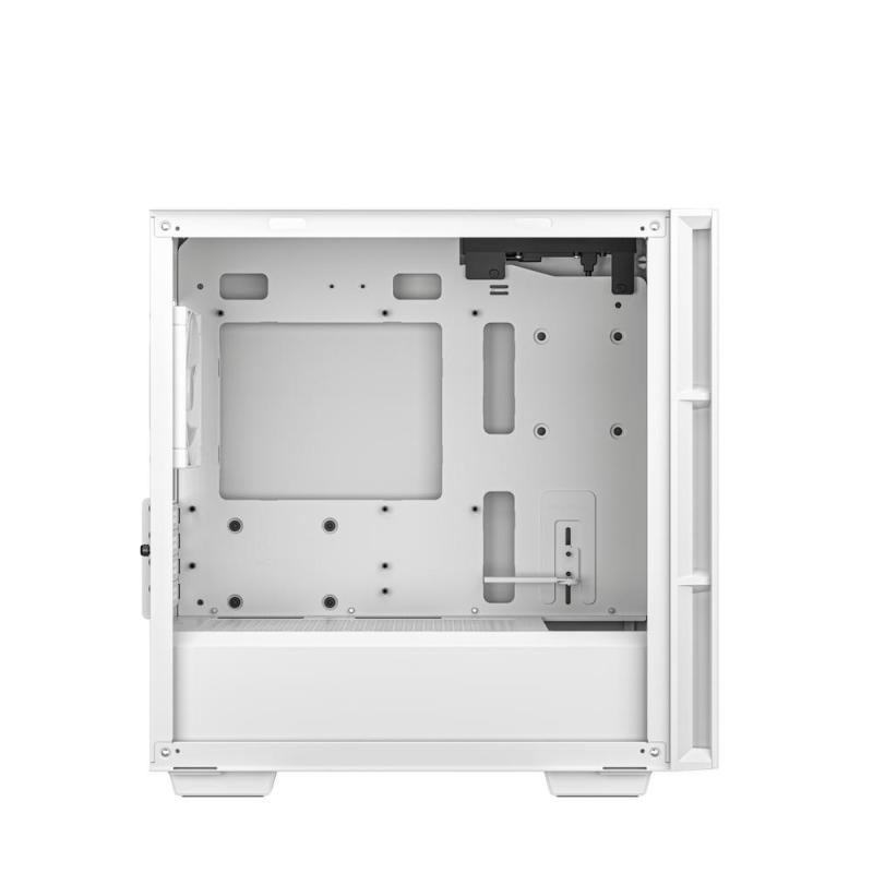 Caja ordenador gaming deepcool matx ch360 argb cristal templado blanca