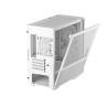 Caja ordenador gaming deepcool matx ch360 argb cristal templado blanca