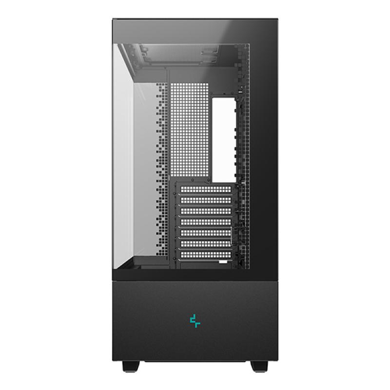 Caja ordenador gaming deepcool atx ch690 cristal templado negra