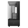 Caja ordenador gaming deepcool atx ch690 cristal templado negra