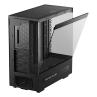 Caja ordenador gaming deepcool atx ch690 cristal templado negra