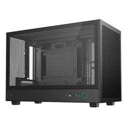 Caja ordenador gaming deepcool matx ch260 cristal templado negra