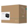 Caja ordenador gaming deepcool matx ch260 cristal templado negra