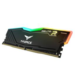 Memoria ddr4 8gb teamgroup delta - 3200mhz - pc4 - 25600 - rgb negro - cl16 - 1.35v