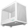 Caja ordenador gaming deepcool mini - itx ch160 cristal templado blanca