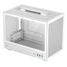 Caja ordenador gaming deepcool mini - itx ch160 cristal templado blanca