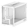 Caja ordenador gaming deepcool mini - itx ch160 cristal templado blanca