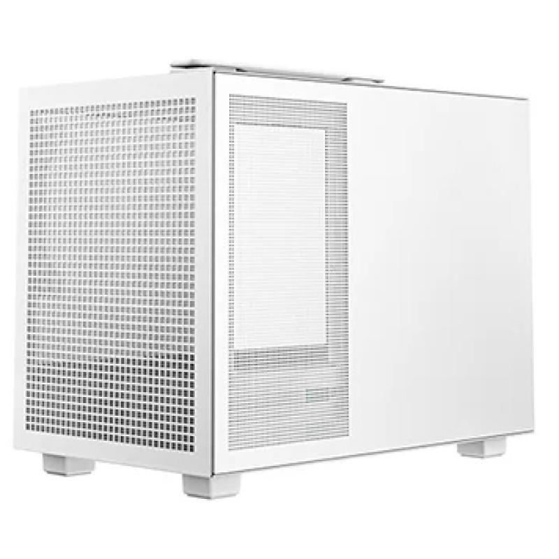 Caja ordenador gaming deepcool mini - itx ch160 cristal templado blanca