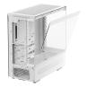 Caja ordenador gaming deepcool atx ch690 cristal templado blanca