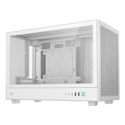 Caja ordenador gaming deepcool matx ch260 cristal templado blanco