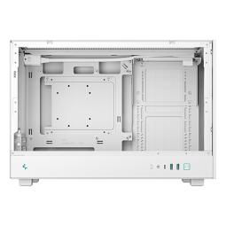 Caja ordenador gaming deepcool matx ch260 cristal templado blanco