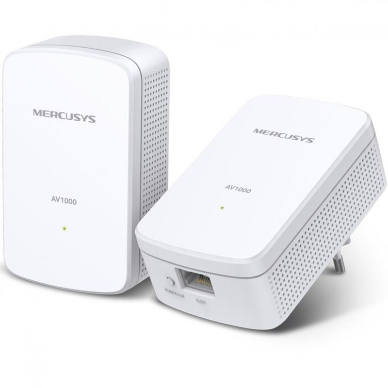 Kit de repetidores wifi mercusys mp500 kit av1000 gigabit -  pack 2 unidades - Imagen 1