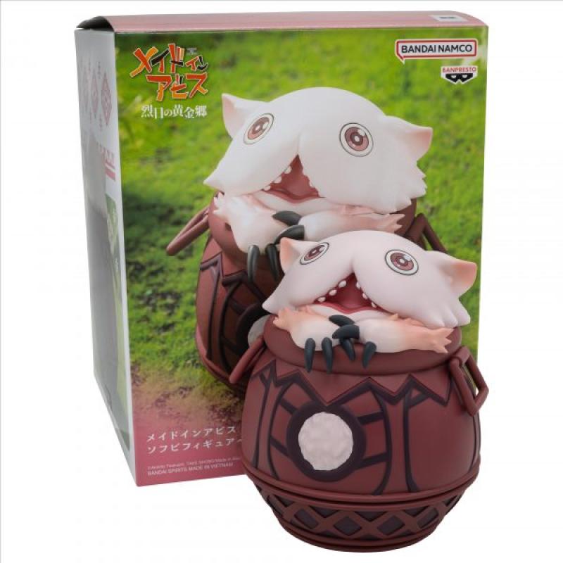 Figura banpresto made in abyss the golden city of the scorching sun soft vinyl pot mitty 11cm